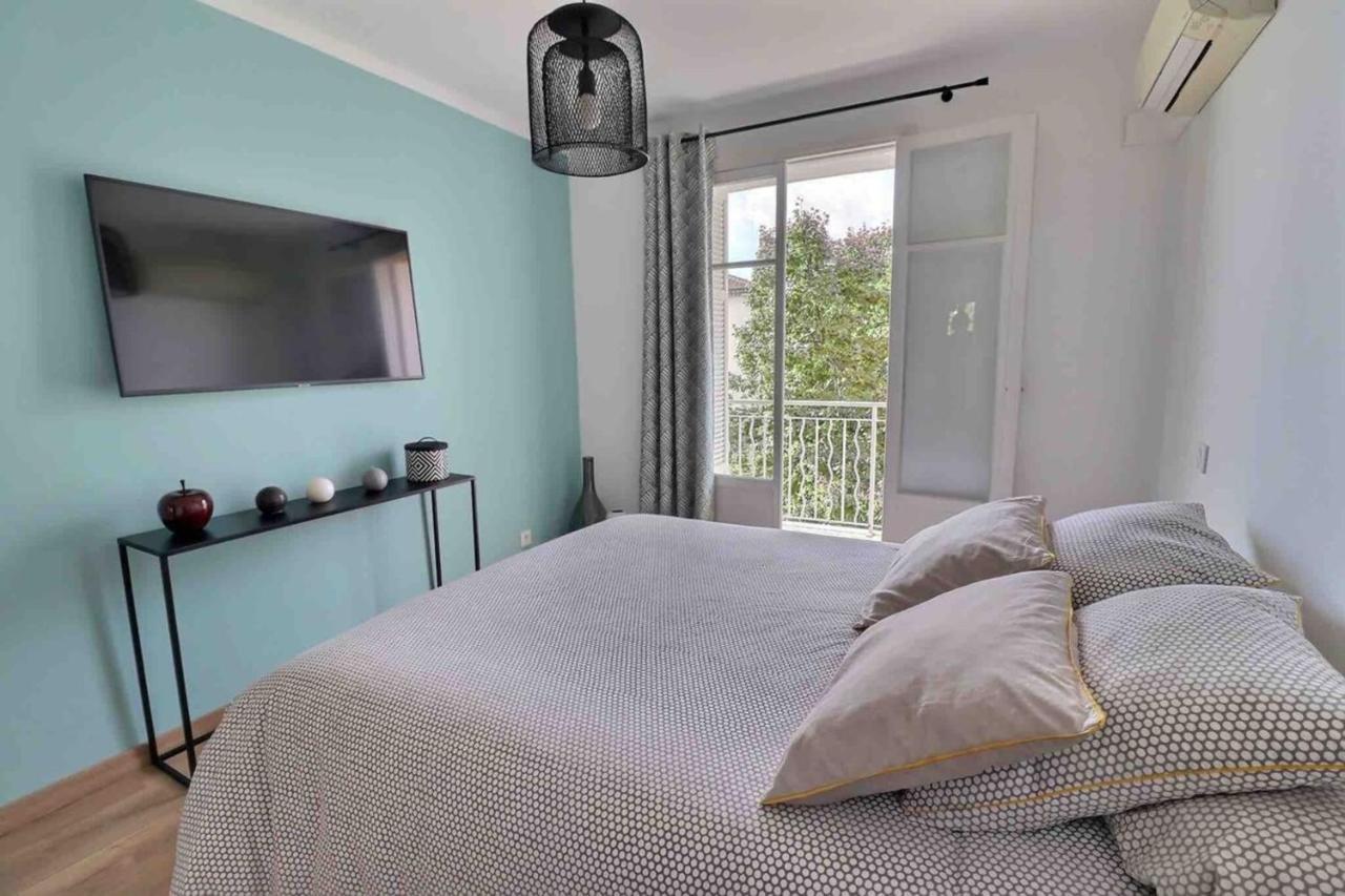 Charmant T2 Avec Balcon - Parking, Ac, Wifi Ajaccio  Zewnętrze zdjęcie