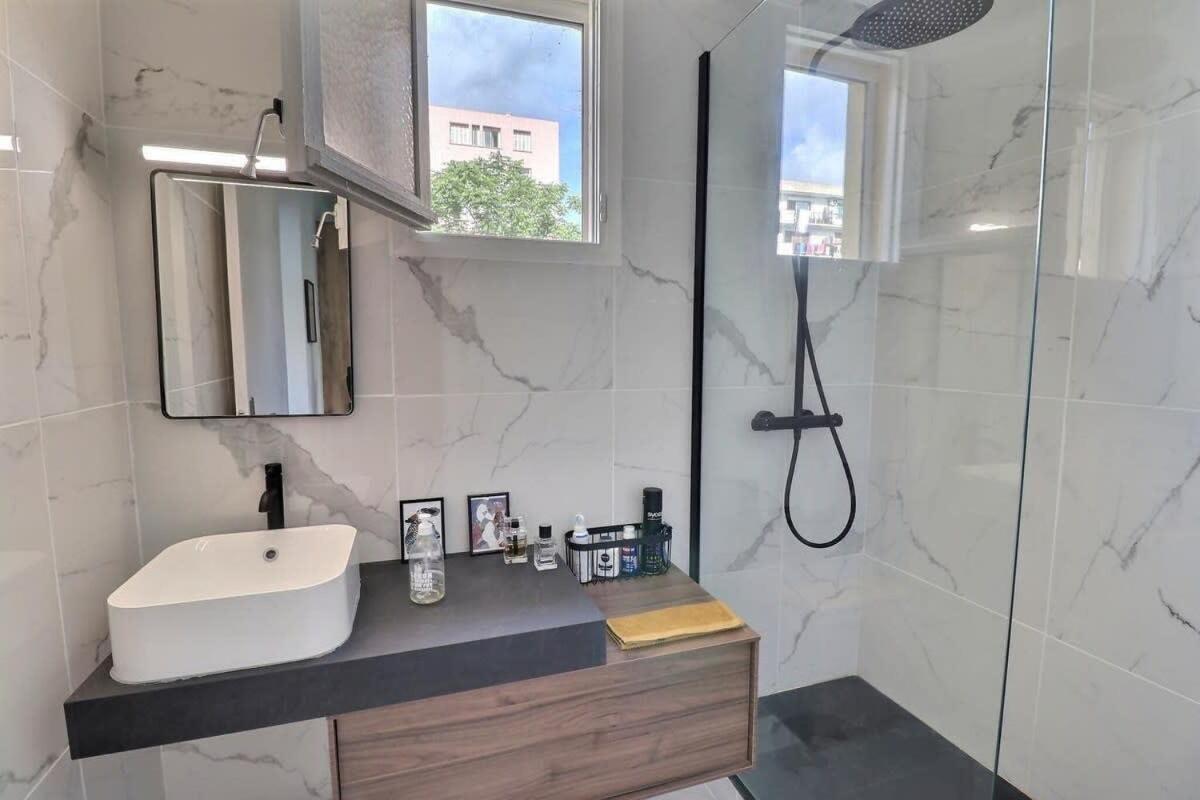 Charmant T2 Avec Balcon - Parking, Ac, Wifi Ajaccio  Zewnętrze zdjęcie